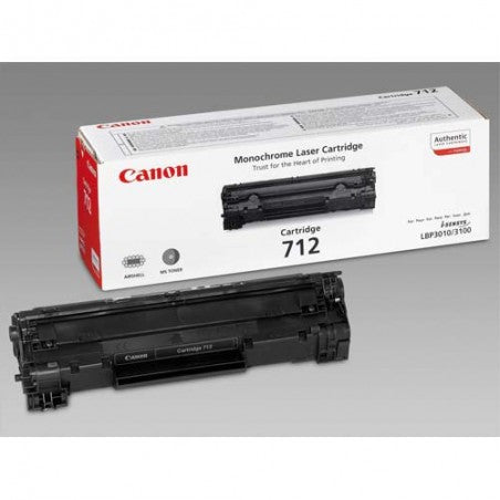 Cartouche Laser Compatible Canon CRG712 (1870B002AA) Noir (1500 pages)