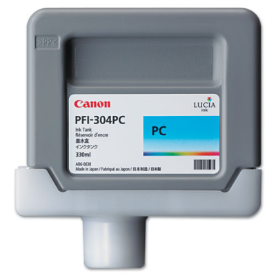 Cartouche Jet d'encre de Marque Canon (PFI-304PC) (3853B005) Photo Cyan (330 ml)