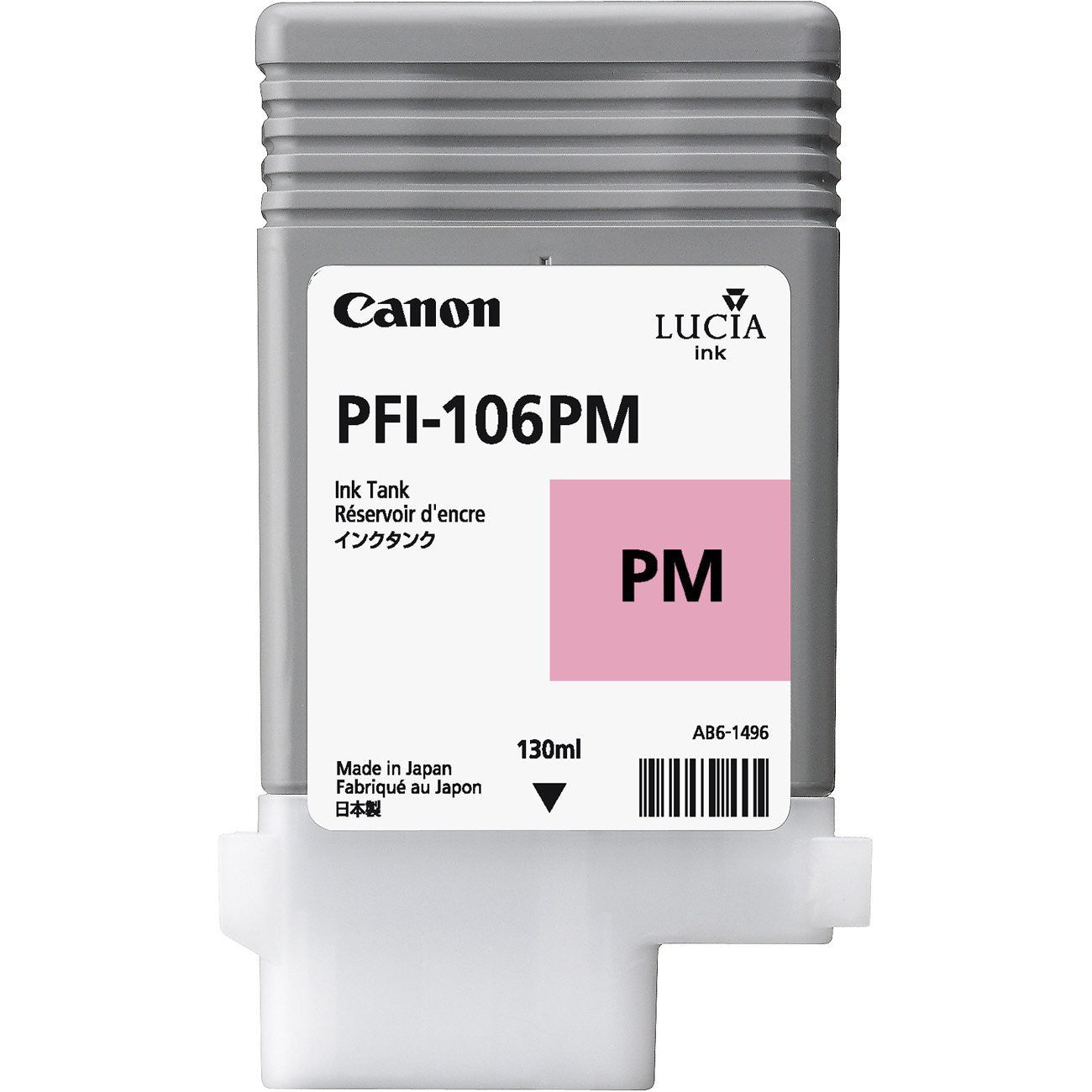 Cartouche Jet d'encre de Marque Canon (PFI 106PM) (3005B005) Photo Magenta (130 ml)