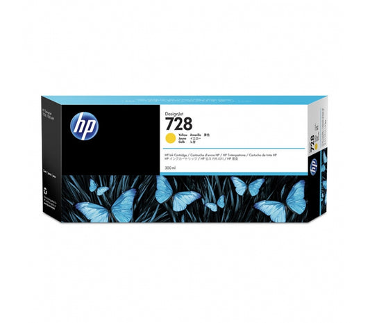 Cartouche Jet d'encre de Marque HP728XXL (F9K15A) Jaune 300ml