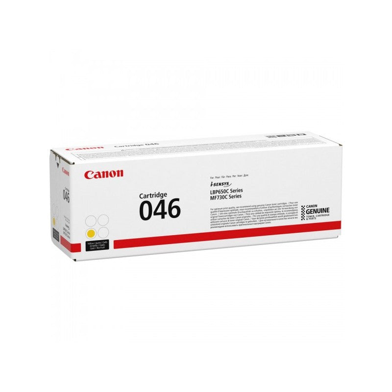 Cartouche Laser de Marque Canon CRG-046Y Yellow (2 300 pages)