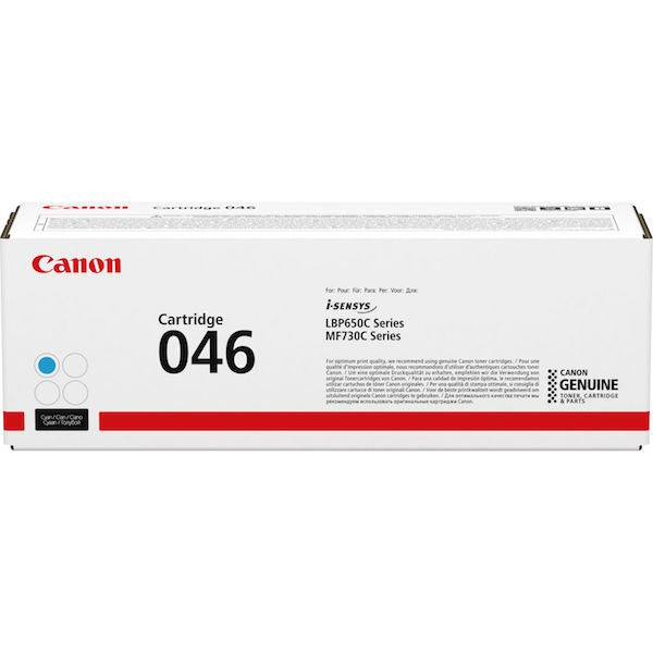 Cartouche Laser de Marque Canon CRG-046C - Cyan - (2 300 pages)