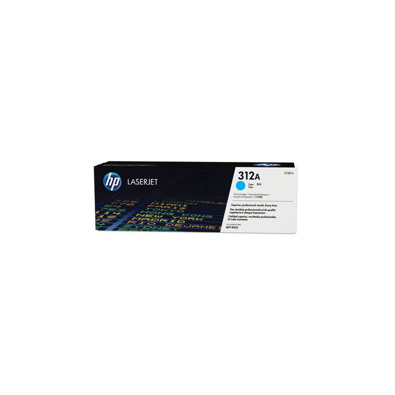 Cartouche Laser de Marque HP CF381A (312A) Cyan 2700 copies