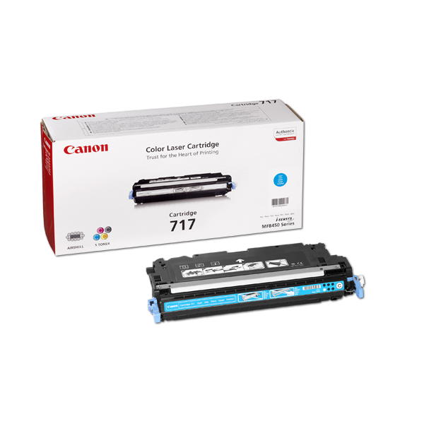 Cartouche Laser de Marque Canon EP-717C Cyan (4000 pages)