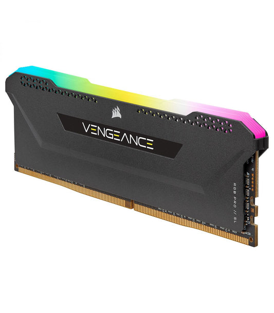 Barrette mémoire 8Go DIMM DDR4 Corsair Vengeance Pro RGB  3200Mhz (Noir)