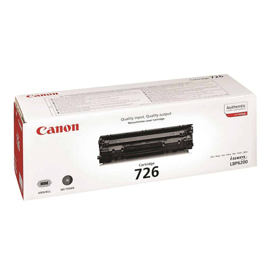 Cartouche Laser de Marque Canon CRG-726BK Haute Capacité (2 100 pages)