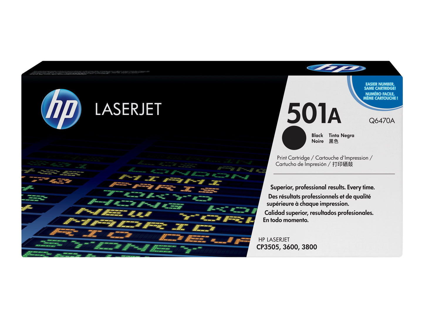 Cartouche Laser de marque HP Q6470A Noir 6000 copies