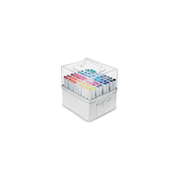 deflecto Boîte de rangement pour marqueurs "Accordéon",blanc