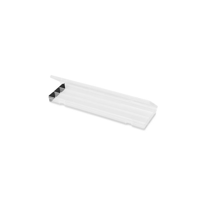 deflecto Plumier avec couvercle, transparent