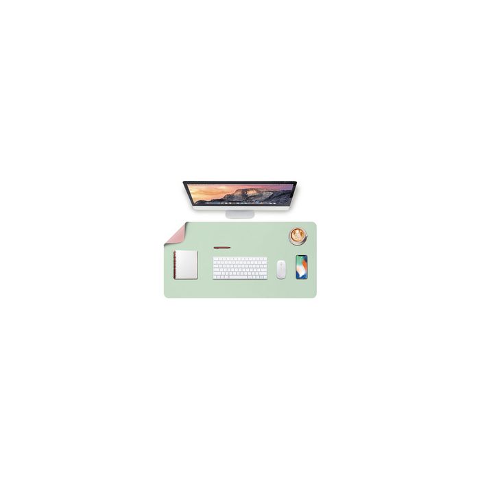 deflecto Sous-main, 1.200 x 600 mm, menthe/rose