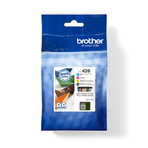 Cartouches compatibles premiums Brother LC426VAL - multipack 4 couleurs : noire, cyan, magenta, jaune
