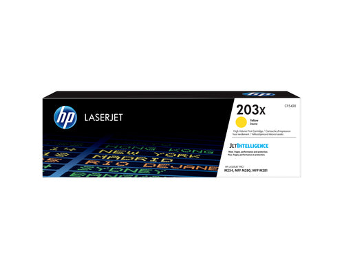 Cartouche Laser de Cartouche Laser de Marque HP 203X (CF542X) - Jaune (2500 copies)- Format XL