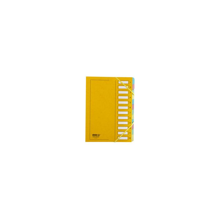 extendos Trieur à élastique série 237,12 compartiments,jaune