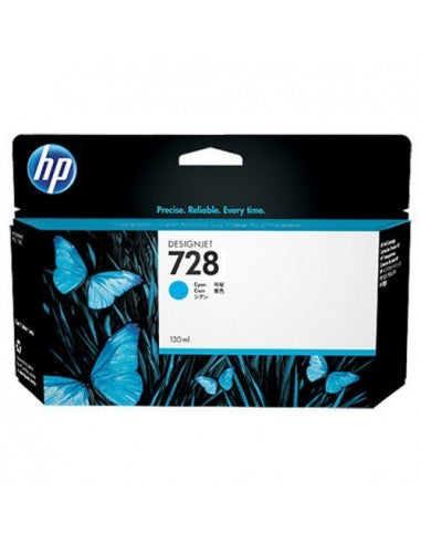 Cartouche Jet d'encre de Marque HP (HP728XL) F9J67A Cyan Haute Capacité (130ml)