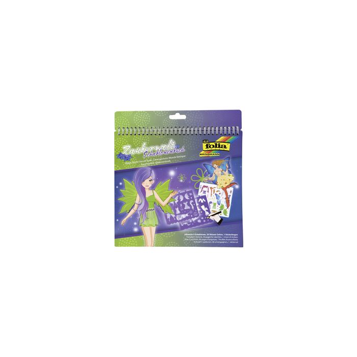 folia Livre pochoir "Monde magique", grand