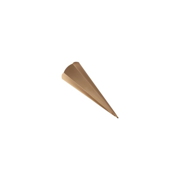 folia Metallic-Schultüten-Zuschnitt, 6-eckig, rosé