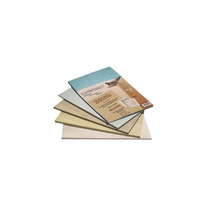 folia Peau d'éléphant, A4, 110 g/m2, gris clair, 10 feuilles