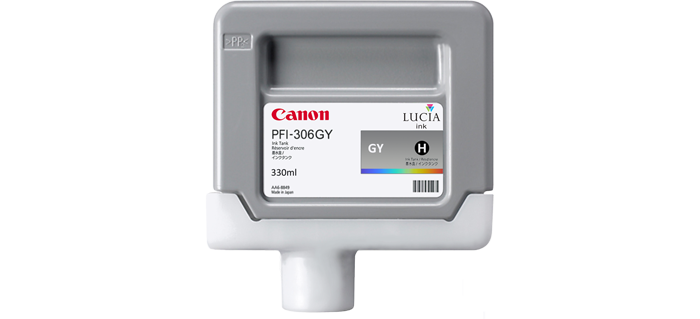 Cartouche Jet d'encre de Marque Canon PFI-306GY (6666B001) Gris (330ml)