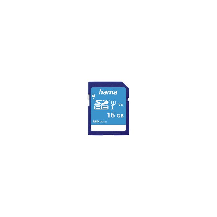 hama Carte mémoire SecureDigital HC, classe 10, 16 GB