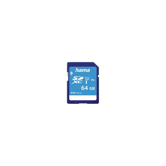 hama Carte mémoire SecureDigital HC, classe 10, 64 GB