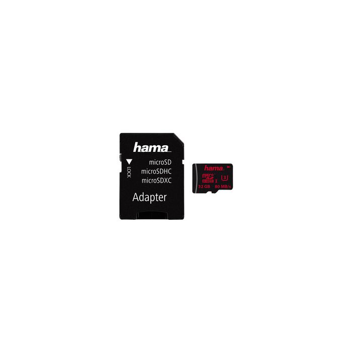 hama Carte mémoire micro SecureDigital HC, classe 3, 64 Go