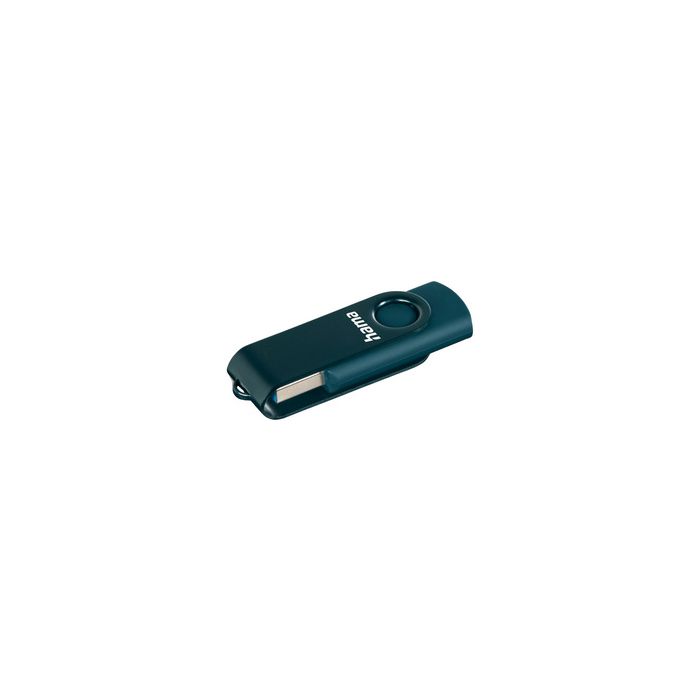hama Clé USB 3.0 "Rotate", 64 GB, bleu pétrole