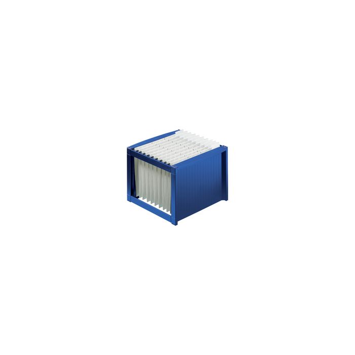 helit Bac pour dossiers suspendus "the rack", bleu