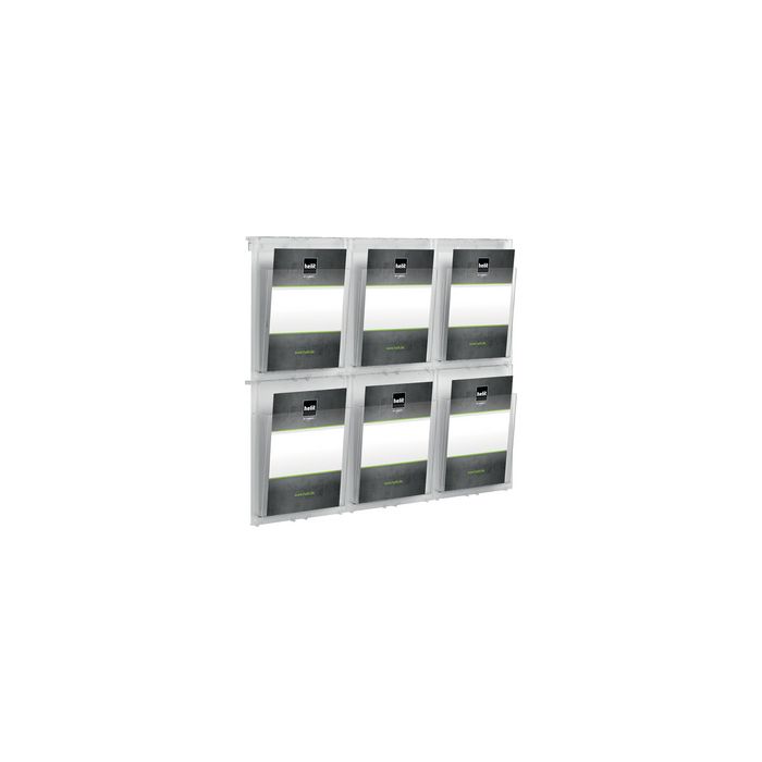 helit Porte-brochures mural "the placativ", transparent