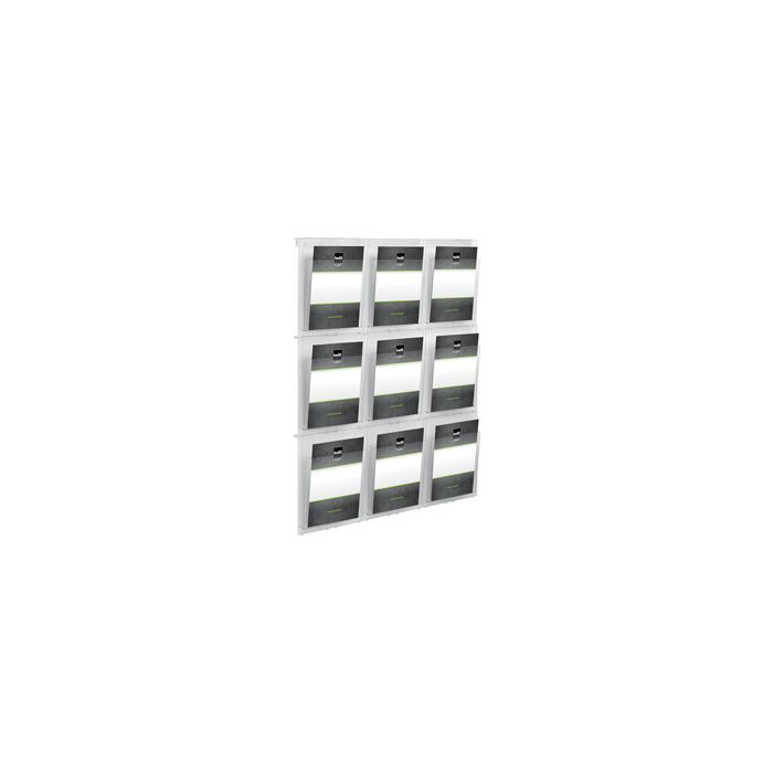 helit Porte-brochures mural "the placativ", transparent