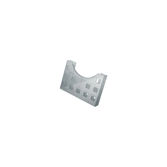 helit Porte-brochures "the grid", A5/2x A6, gris transparent x2