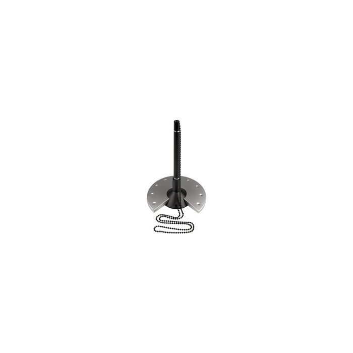 helit Porte-stylo Silver "the base", avec chaîne, argent