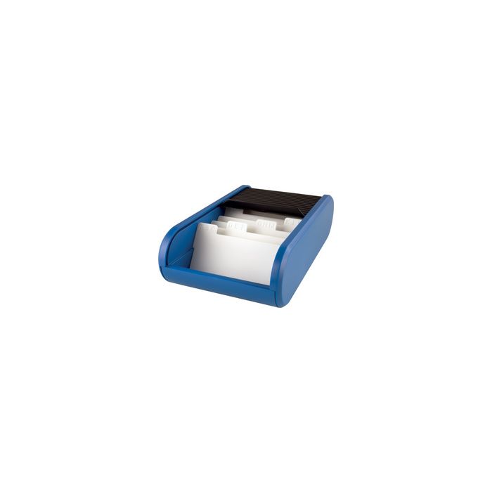 helit Visitenkartenbox "the personal", schwarz/blau