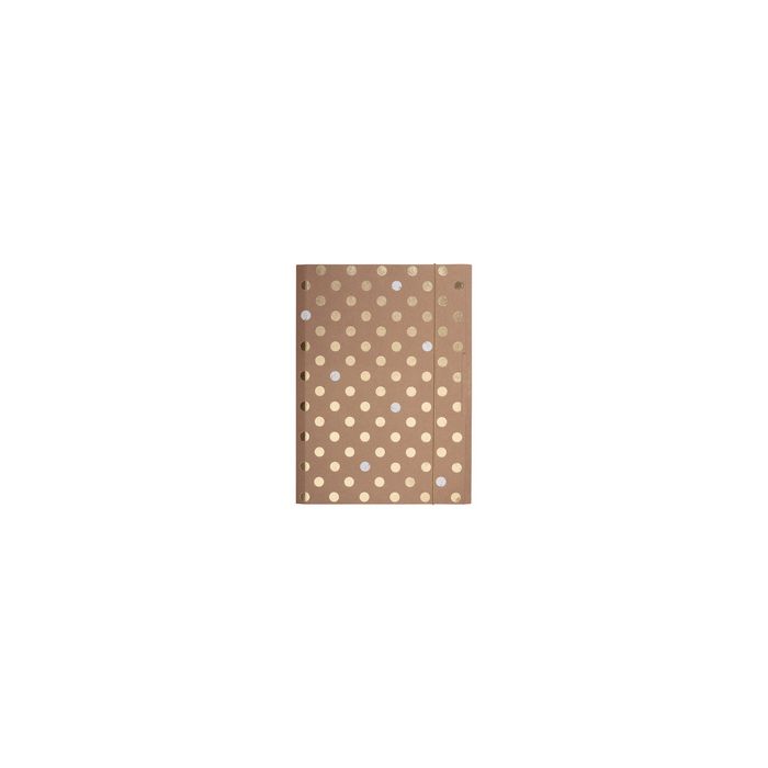 herlitz Chemise à élastiques Pure Glam, A4, carton kraft