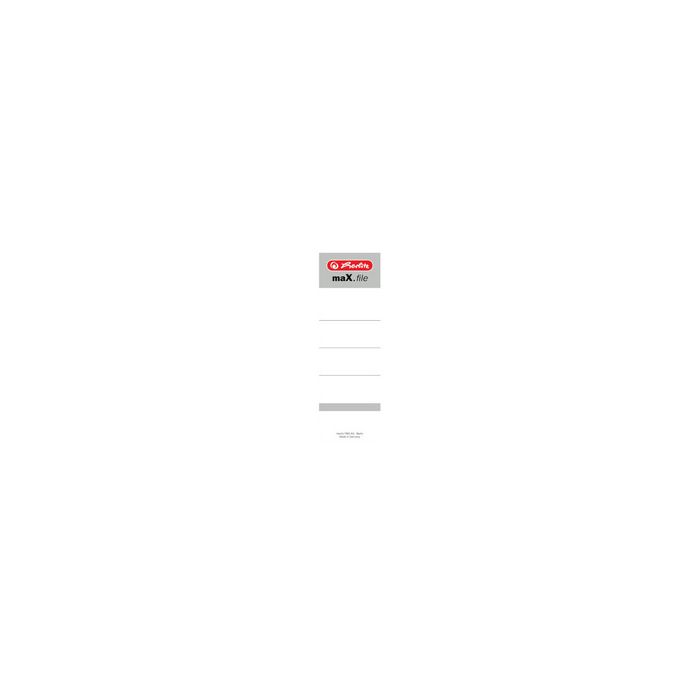 herlitz Etiquette de dos pour classeur maX.file, 60 x 190 mm
