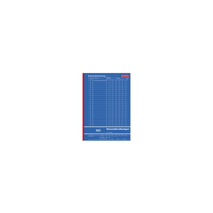 herlitz Formularbuch "Kassenabrechnung 502", DIN A4
