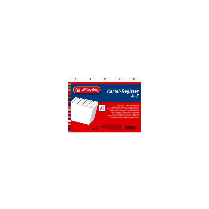 herlitz Index alphabétique A - Z, PP, A7 paysage