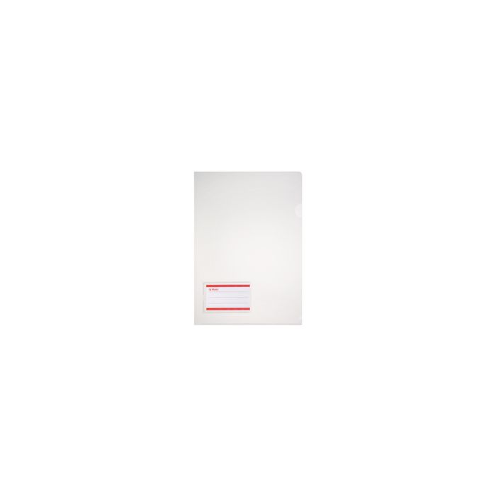 herlitz Pochette Transparente, porte-étiquette, A4