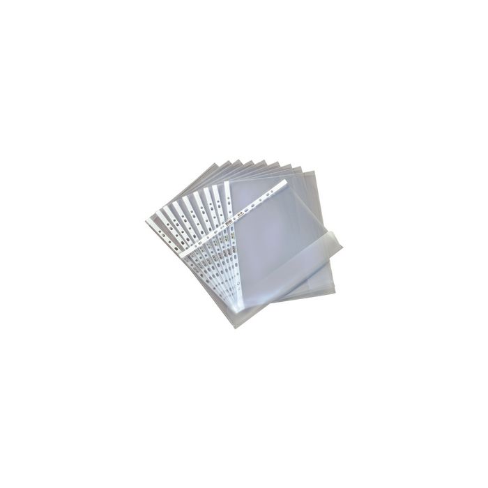 herlitz Pochette perforée avec rabat, A4, grainé