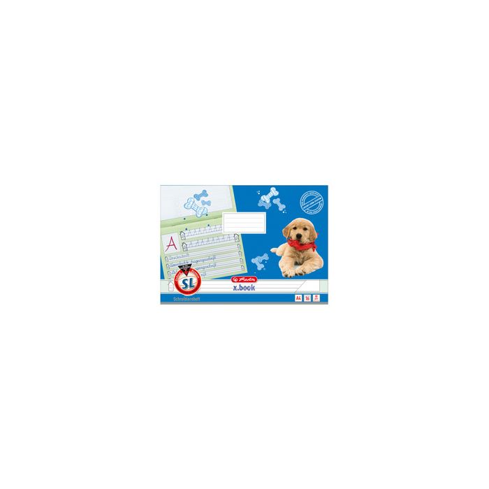 herlitz Schreiblernheft x.book, DIN A4 quer, Lineatur SL
