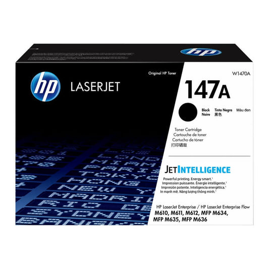 Cartouche Laser de Marque HP W1470A Noir (10 500 pages)