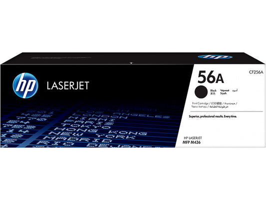 Cartouche Laser de marque HP CF256A (56A) Noir (7400 copies)