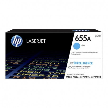 Cartouche Laser de Marque HP CF451A (HP656A) Cyan (10 500 pages)