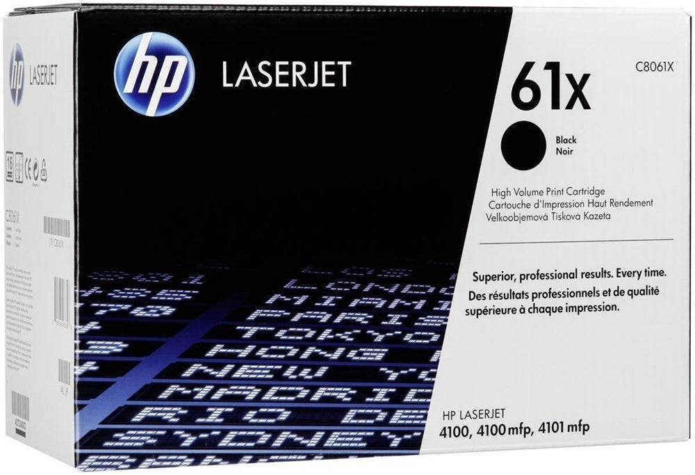 Cartouche Laser de Marque HP LASERJET C8061X Noir 10000 copies