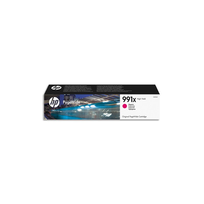 Cartouche Jet d'encre de Marque HP M0J94AE N°991X Magenta Haute Capacité (187ml 16 000 pages)