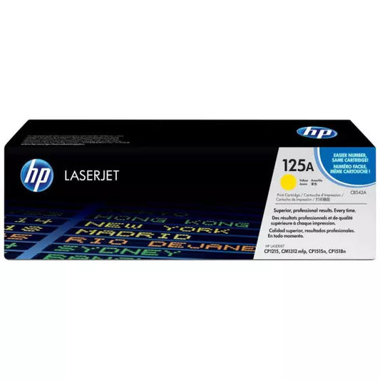 Cartouche Laser de Marque HP CB542A YELLOW 1400 pages