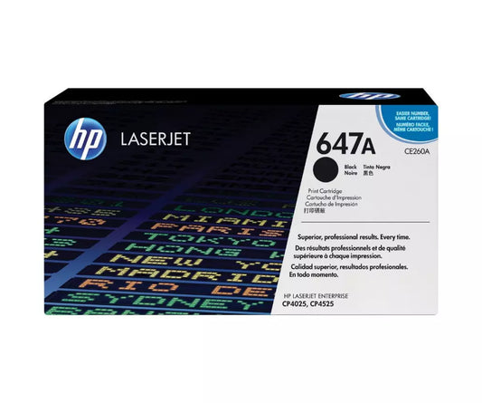 Cartouche Laser de Marque HP CE260A Noir 8500 pages