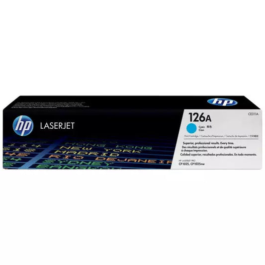 Cartouche Laser de Marque HP CE311A Cyan 1000 copies