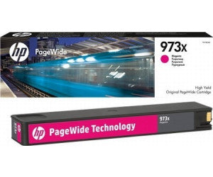 Cartouche Jet d'encre de Marque HP F6T82AE N°973X Magenta Haute Capacité (7 000 pages)