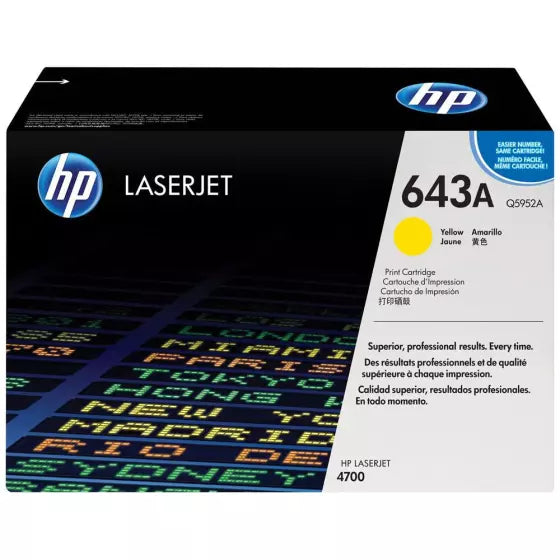 Cartouche Laser de Marque HP Q5952A  Jaune (10 000 pages)