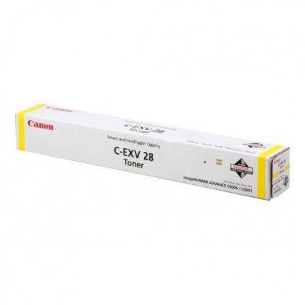 Cartouche Laser de Marque Canon C-EXV28Y (2801B002) Jaune (38000 pages)